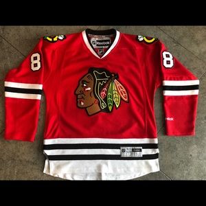 #88 Red Patrick Kane Authentic Blackhawks Jersey